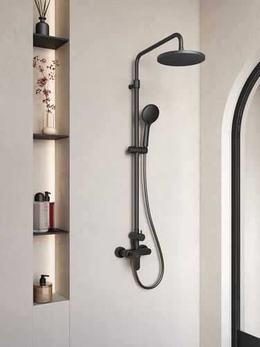 Design z charakterem: czarna armatura w roli głównej